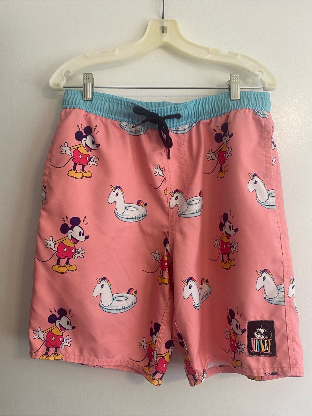 NEFF X Disney Pink Mickey Board Shorts- Size M